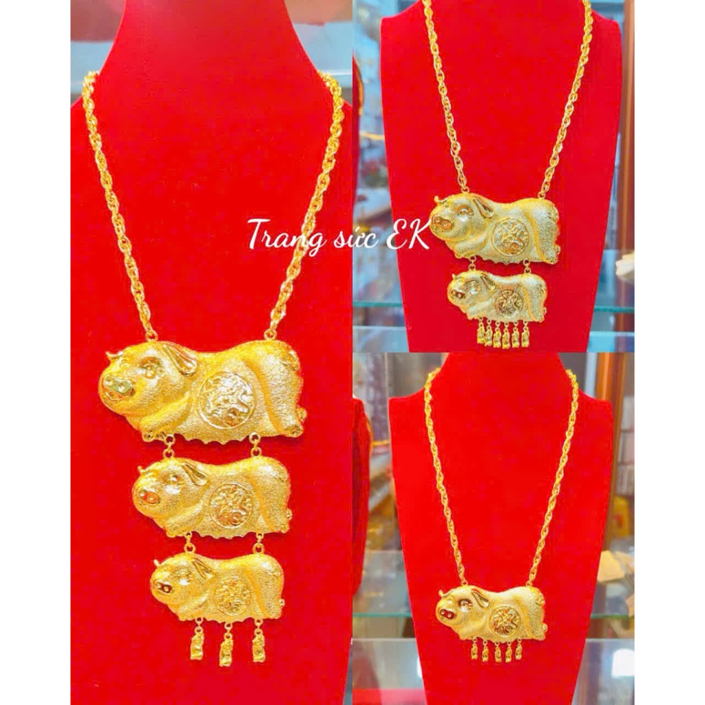 สร้อยคอหมูเจ้าสาวชุบคุณภาพสูง เค012