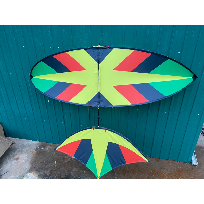 ว่าวก้างปลาสีน้ําเงินทุกชนิด 1m70 (2m-2m50 VIP ซี่ลวดสีม่วง)