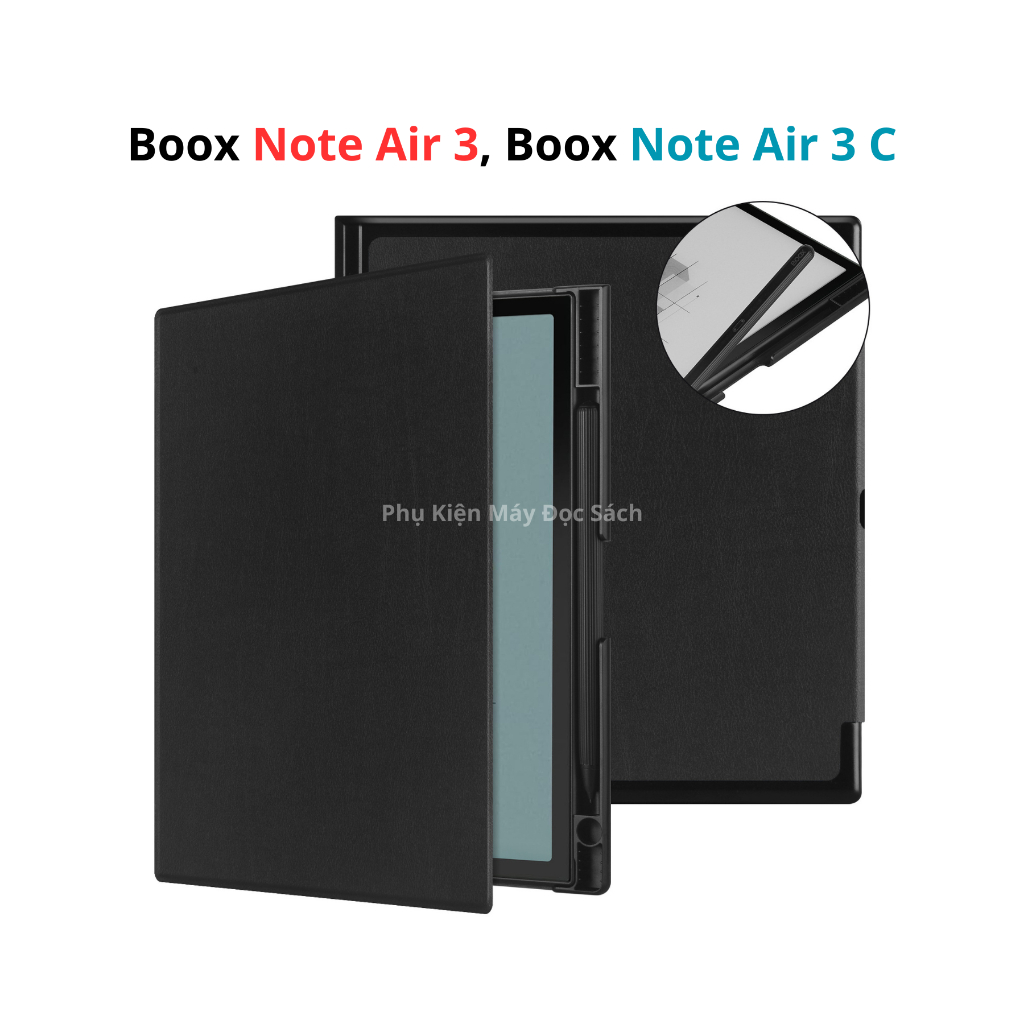 ปกหนัง Boox Note Air 3/Note Air 3 C/Note Air 4 C, Boox Note Air 3 Reader Case, Boox Note Air 3C, Not