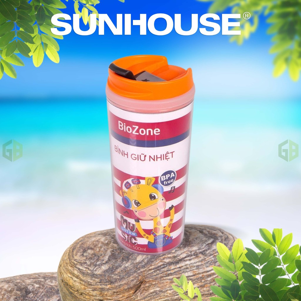 BioZone KB-WA500PO 500ml กระติกน้ําร้อน - สีส้ม