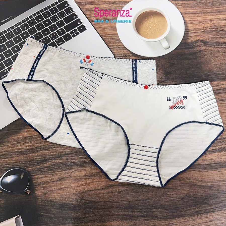 Combo 3 ตัว ชุดชั้นในสตรี Speranza ผ้าคอตตอนคุณภาพสูง ใส่สบาย ระบายอากาศได้ดี เหมาะกับ 40-50kg - SPQ