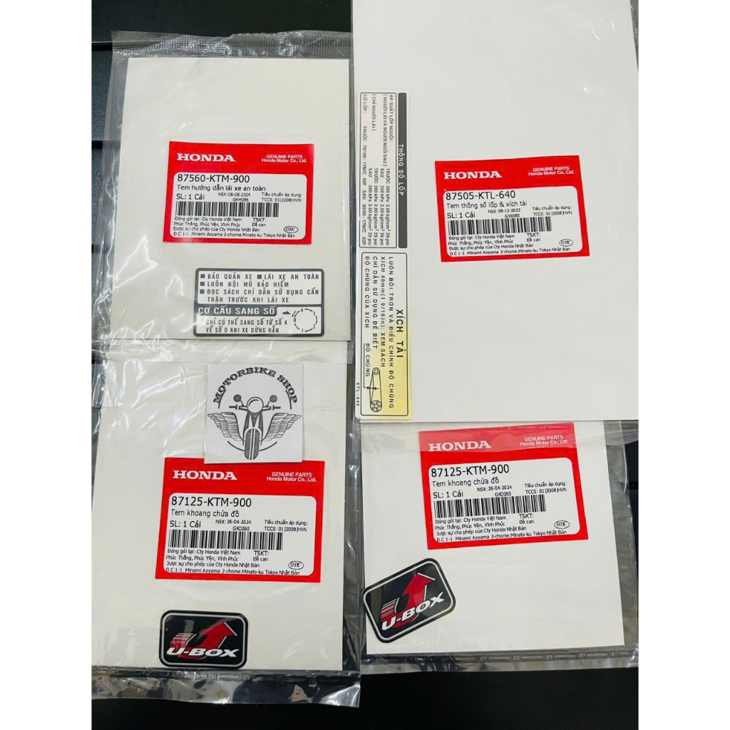 แสตมป์ข้อกําหนด (ชุด 4 ชิ้น) คลื่นแท้ a 100 rs 100 s 100 rsx 100 87505KTL640 87560KTM900 87125KTM900