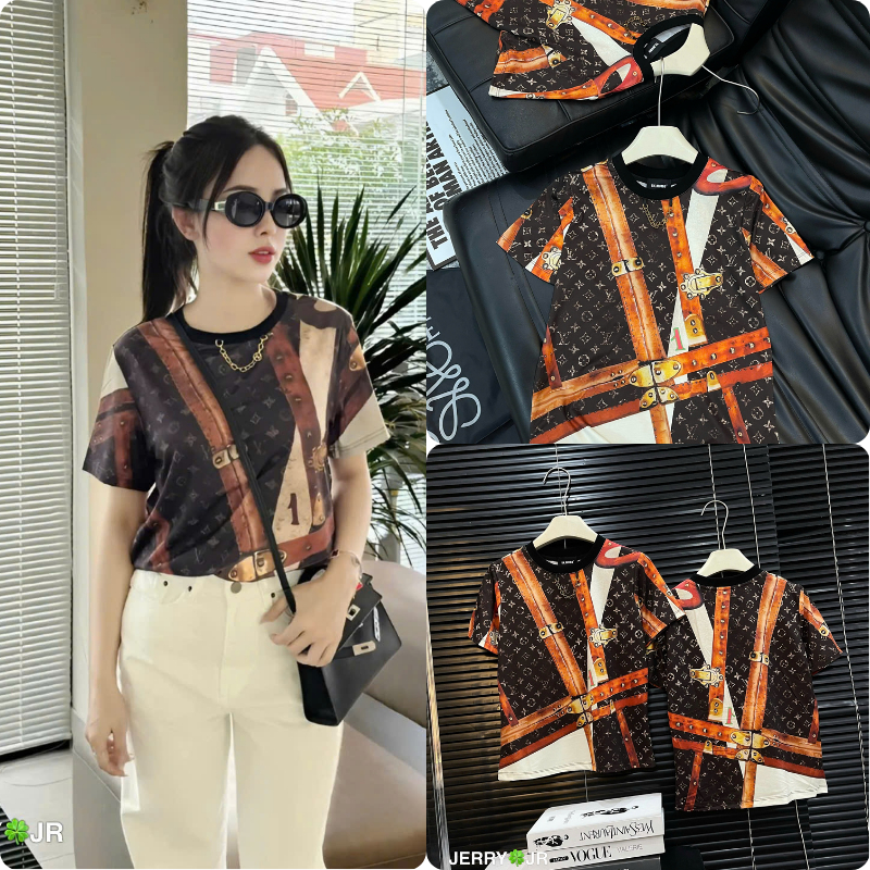 Lv Babytee กวางโจว เสื้อยืดผู้หญิงผ้าฝ้ายขนาดกะทัดรัดคุณภาพสูง