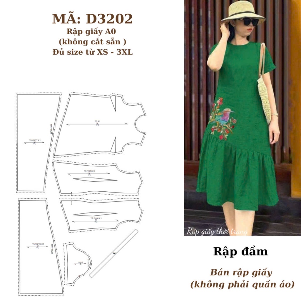 แผ่นกระดาษ A0 SURFACE DRESS D3202 (NOT PRE-CUT)