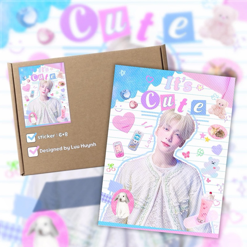 ITs CUTE TXT WELDING STICKER (ปริมาณ 5c/ met)