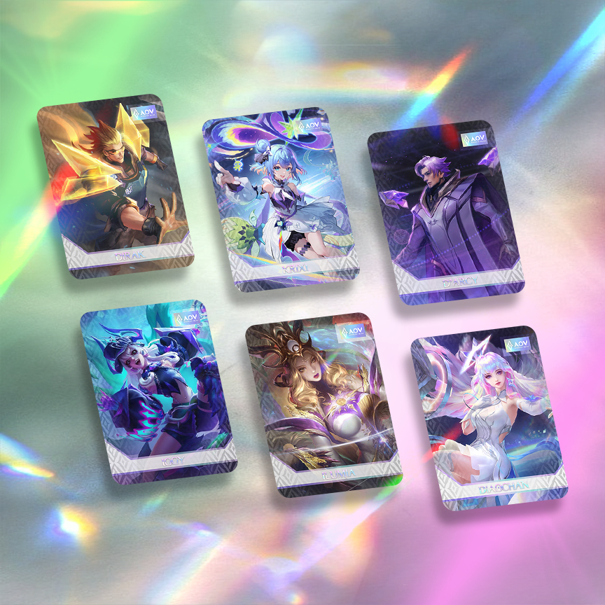 สุดยอดของ AOV | Diaochan Krixi Ilumia Iggy Dirak DArcy | Skin LIEN QUAN MOBILE CORNERED CARD - ARENA OF VALOR