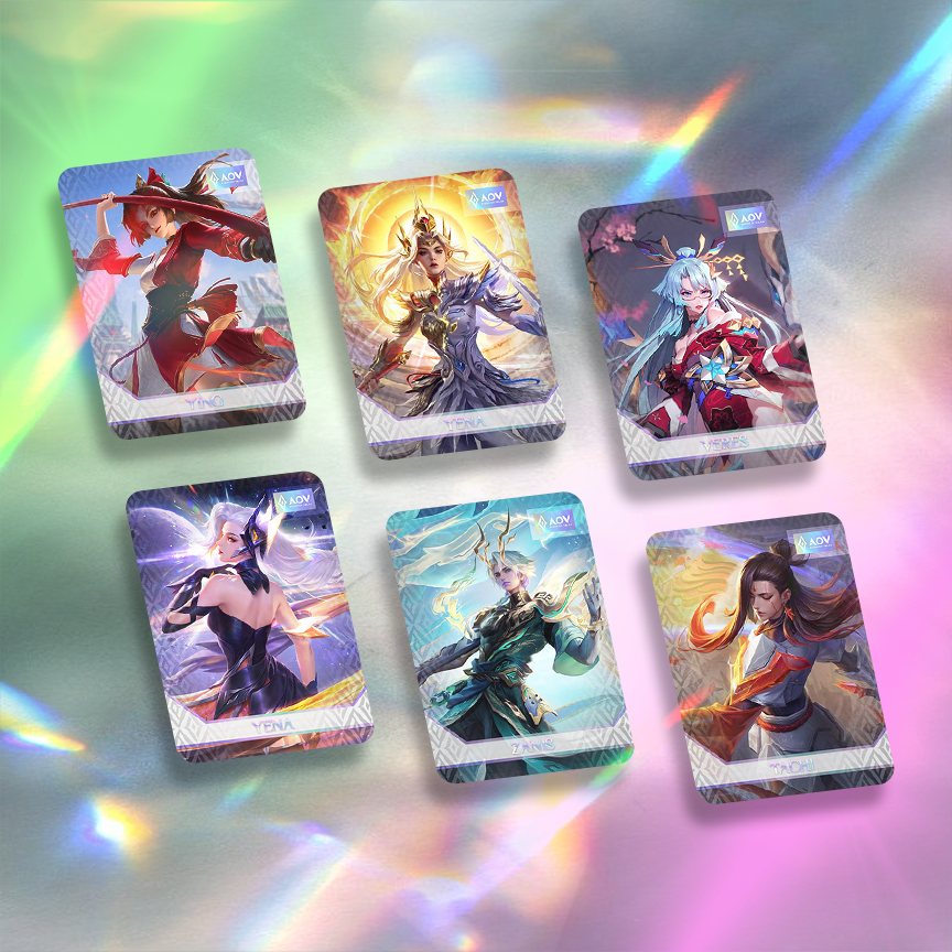 สุดยอดของ AOV | Veres Yena Ying Tachi Zanis Trieu Van | Skin LIEN QUAN MOBILE CORNERED CARD - ARENA 