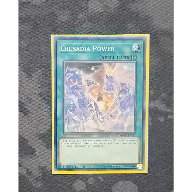 การ์ด Yu-Gi-Oh -Crusa Power -MP19-EN117- Konami ของแท้