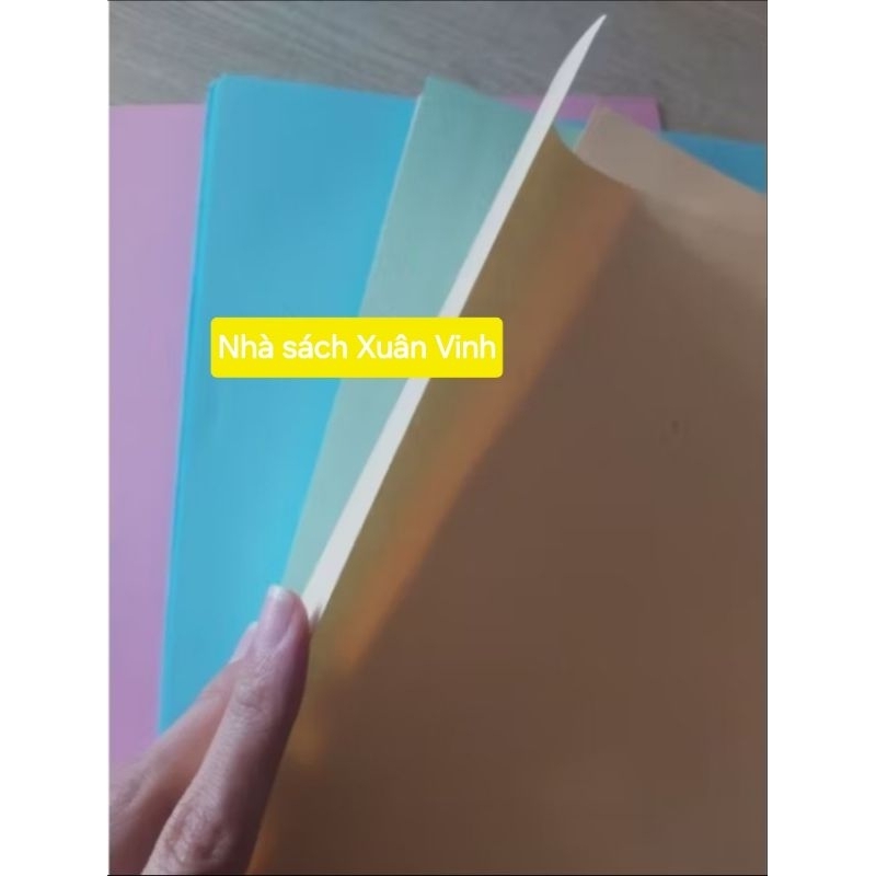 กระดาษพิมพ์สี A4 จํานวนมาก 100 แผ่น 70GSM - ฝาครอบสี THIN A4 70GSM
