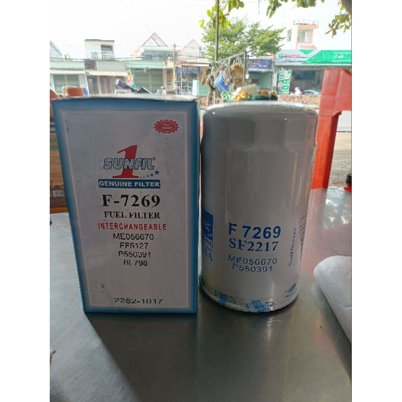 [ รหัส F 7269 / SF 2217 ] กรองน้ํามัน - DIESEL FUEL FILTER สําหรับรถบรรทุก HYUNDAI 8T - 15T, HYUNDAI