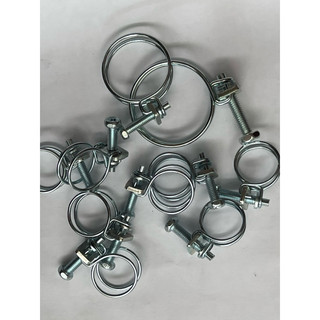 Đai xiết dây xi trắng 7-162mm Cổ dê dây Taiwan