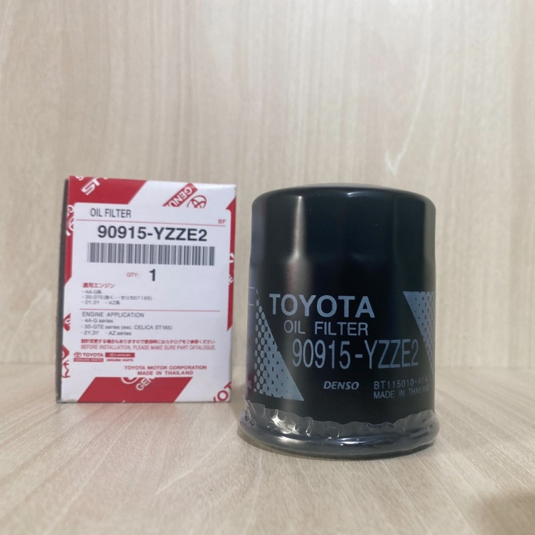 กรองน้ํามันเครื่องสําหรับ Toyota Camry, Vios, Zace 90915-YZZE2