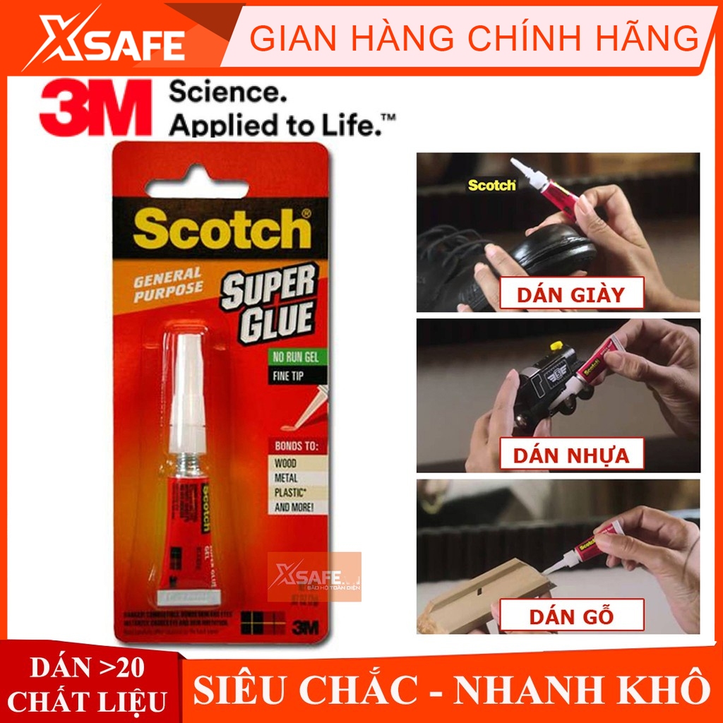 3m AD113 Super Glue กาวซุปเปอร์กาวอเนกประสงค์สําหรับติดกาว พลาสติก ยาง สักหลาด รองเท้า ยึดเกาะสูง - ของแท้
