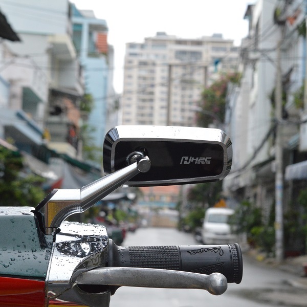 กระจกสไตล์ H2C Xiken สําหรับ Vespa Honda Yamaha สินค้าคุณภาพสูง ราคา ถูกที่สุด ดีลบีเคเค แกลเลอรีภาพที่ 2