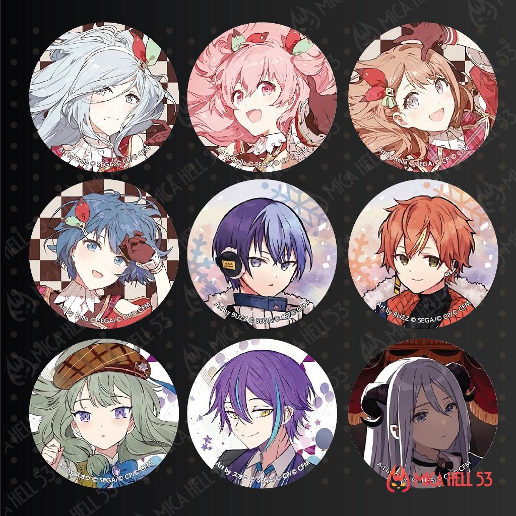 โครงการ SEIKAI Hatsune Miku Glitter Badge SEIKAI Hatsune Miku Ver 6 HH138 Badge