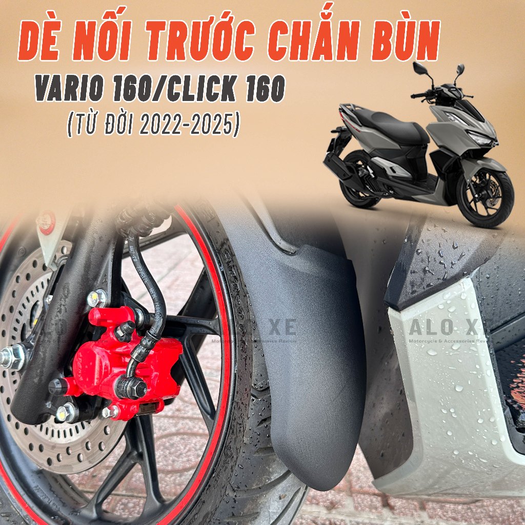 ข้อต่อบังโคลนหน้า สําหรับ Vario 160/Click 160 (รุ่นใหม่ NO RIM สินค้าไทย)