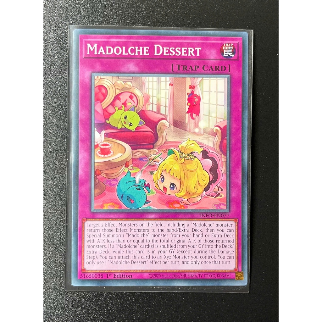 YMS - [การ์ด Yugioh] - [TCG-UK] - INFO-EN077 - ขนม Madolche - ฉบับทั่วไป 1