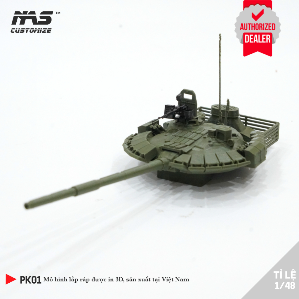 [NAS] หอขยายสําหรับถังรัสเซีย T-80BVM 1/48 อุปกรณ์เสริมสําหรับถัง T80BVM