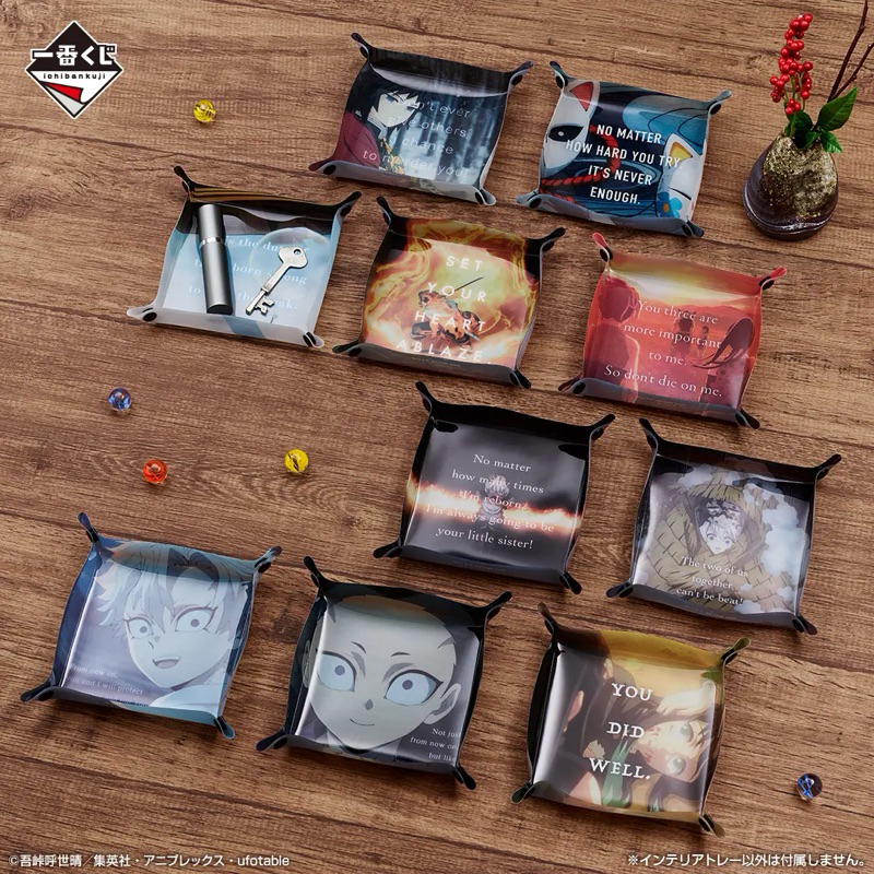 [Bandai] ถาดปุ่มพลาสติก Kimetsu no Yaiba Ichiban Kuji | ถาด Kimetsu no Yaiba | ถาดภายใน Kimetsu no Y
