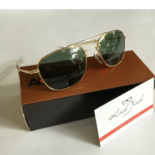 MEN AO แว่นกันแดดผู้ชายคุณภาพสูง อุปกรณ์เสริม Fullbox (สีดํา)
