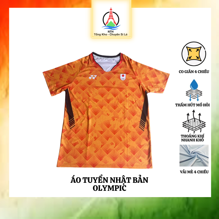 BEAUTIFUL - เสื้อแบดมินตันญี่ปุ่น CHEAP OLYMPIC 2024