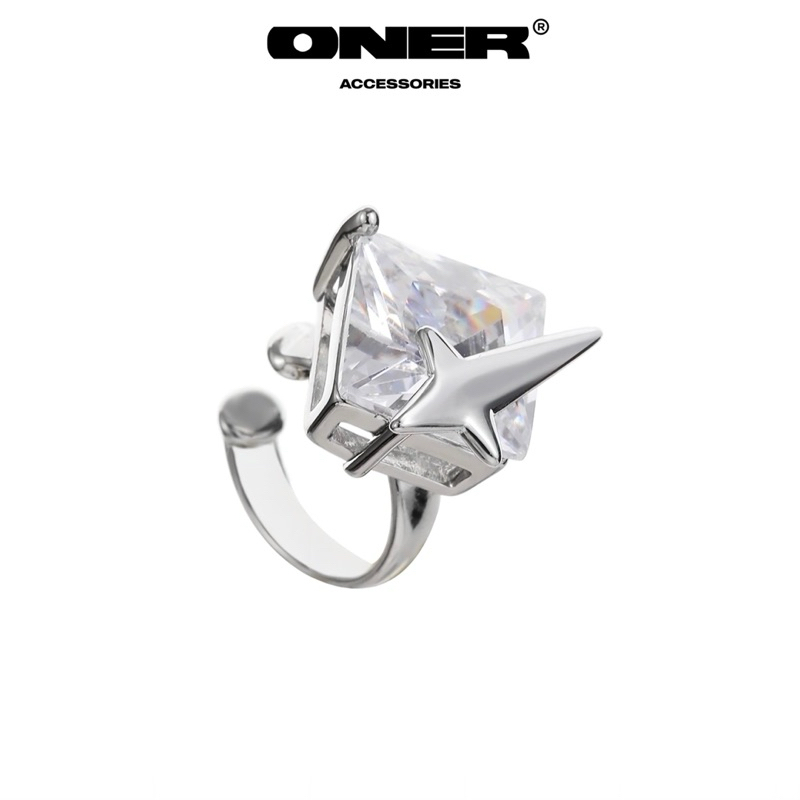 ONER Titanium iron (สแตนเลส) ต่างหูหนีบ "Helia Clip ต่างหู"