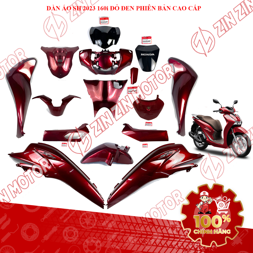 [ODD PIECE] SH160i, SH 160i 2023 สีแดงและสีดําของแท้รุ่นพรีเมี่ยม - ZZM