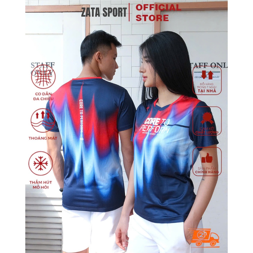 ZATA BADMINTON JERSEY CODE ZT011- เสื้อการแข่งขันระดับมืออาชีพ 2025