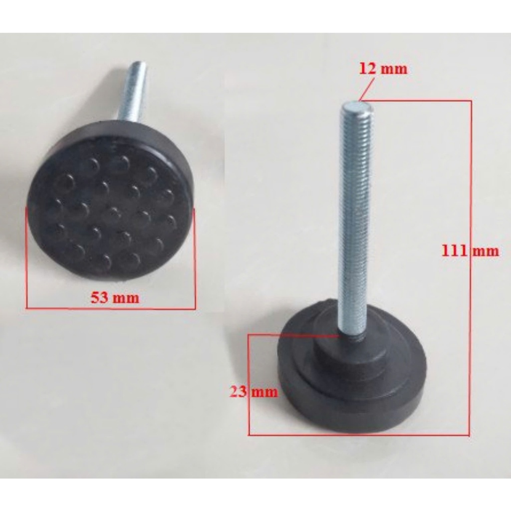 น๊อตปรับ REN 4 ชิ้น M12 x 100 mm, M10x100mm D50
