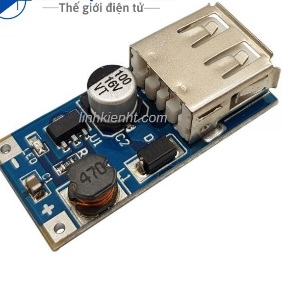 เพิ่มวงจร 0.9~5V ถึง 5VDC - 600mA พร้อมพอร์ต USB ในตัว - เครื่องชาร์จสํารอง