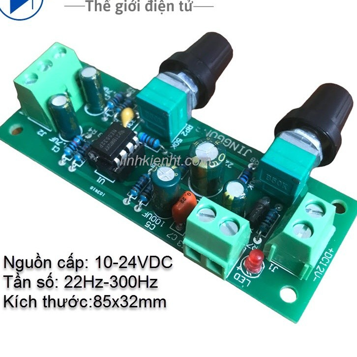 วงจรตัดย่อยวงจรกรองย่อยพลังงานเดียวขนาดเล็ก NE5532P 10-24VDC