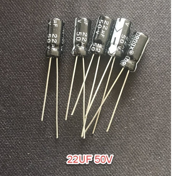 10 CAPACITORS 22UF 50V CAPACITOR 22UF 50V