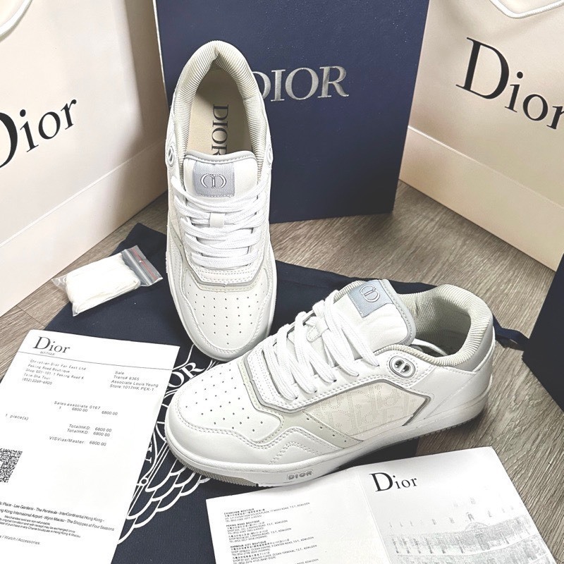 Shoes_dior B27 สําหรับผู้ชายและผู้หญิง รองเท้ากีฬา_DIor B27 กล่องบิลเต็มแฟชั่นสําหรับผู้ชายและผู้หญิ