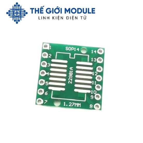 Sop14 SSOP14 TSSOP14 DIP 0.65/127 มม. PCB (คอมโบ 10 ชิ้น)