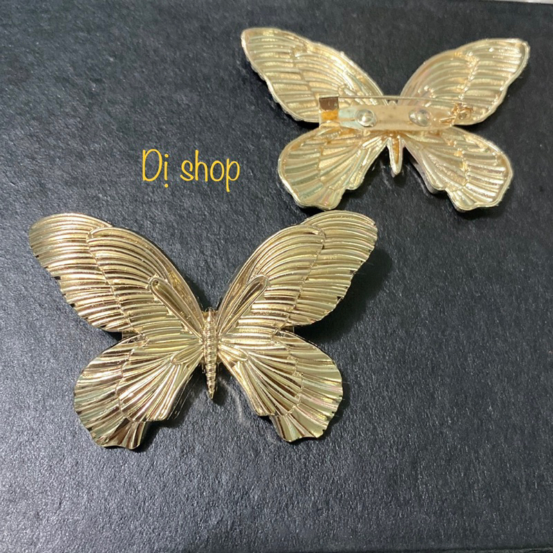 ป้ายเข็มกลัดทองแดงตกแต่ง ขนาด6ซม สวยเนียน(ราคา1ชิ้น)