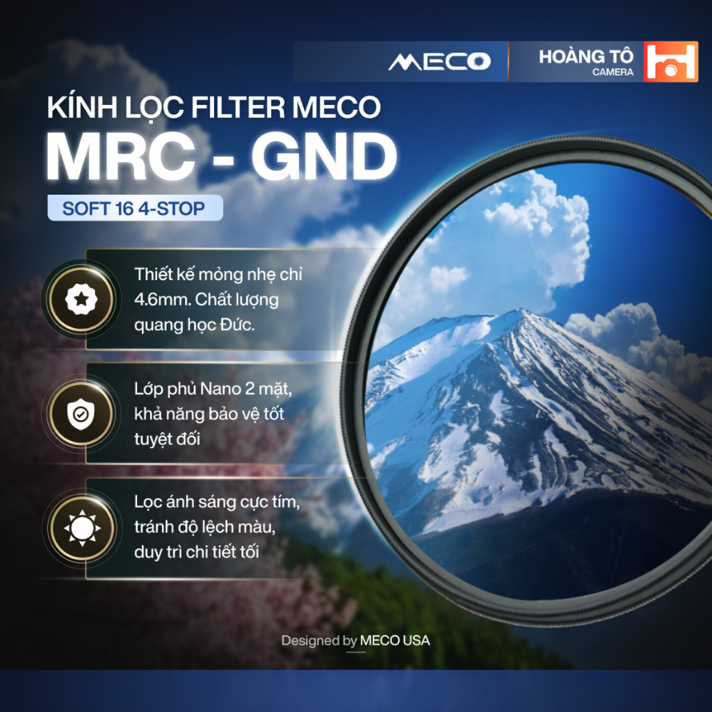 คุณภาพสูง Meco MRC GND Soft 16 4-Stop Filter - ของแท้จากอเมริกา