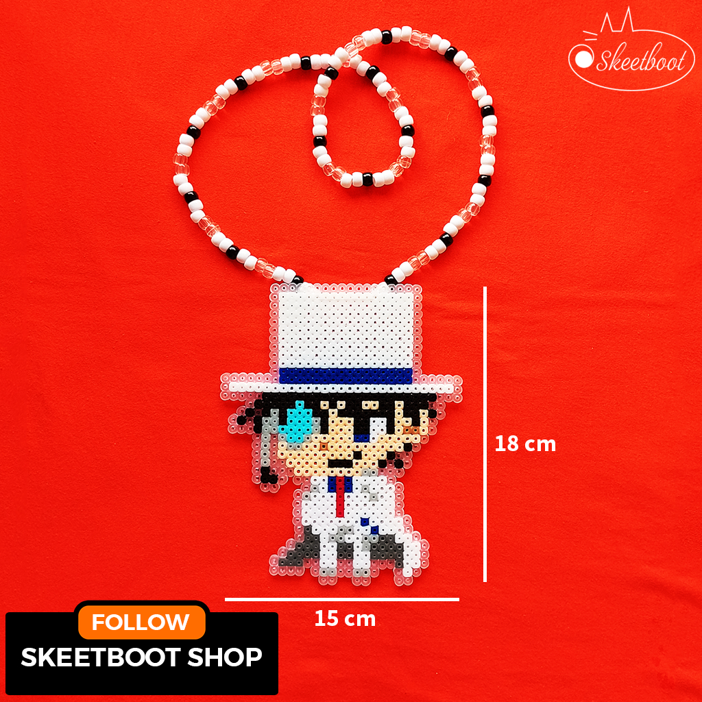 สร้อยคอ Kandi Kaito Kid - สร้อยคอ perler 1412 - เครื่องประดับ edm season raver