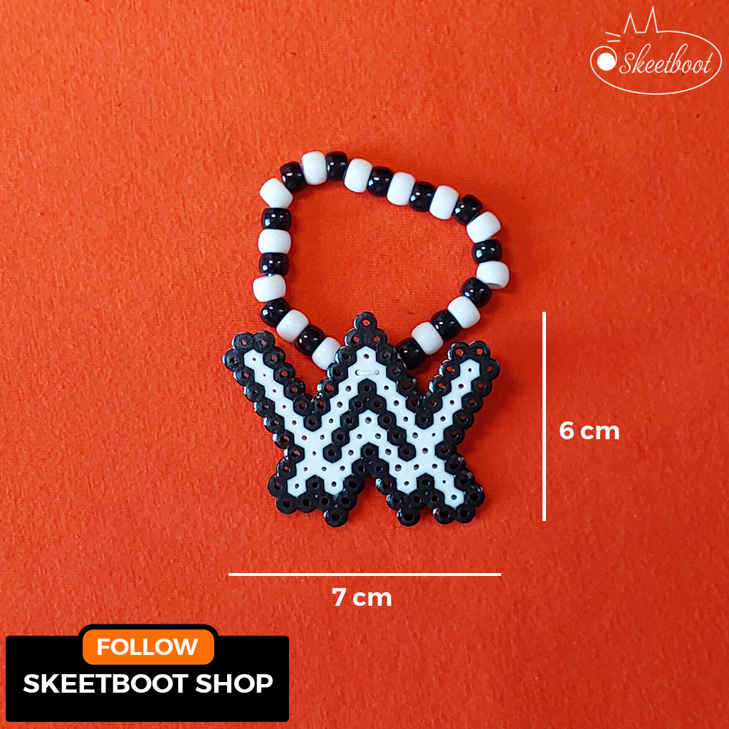 สร้อยข้อมือ Alan Walker kandi - สร้อยข้อมือ Alan Walker perler - เครื่องประดับเทศกาล rave edm