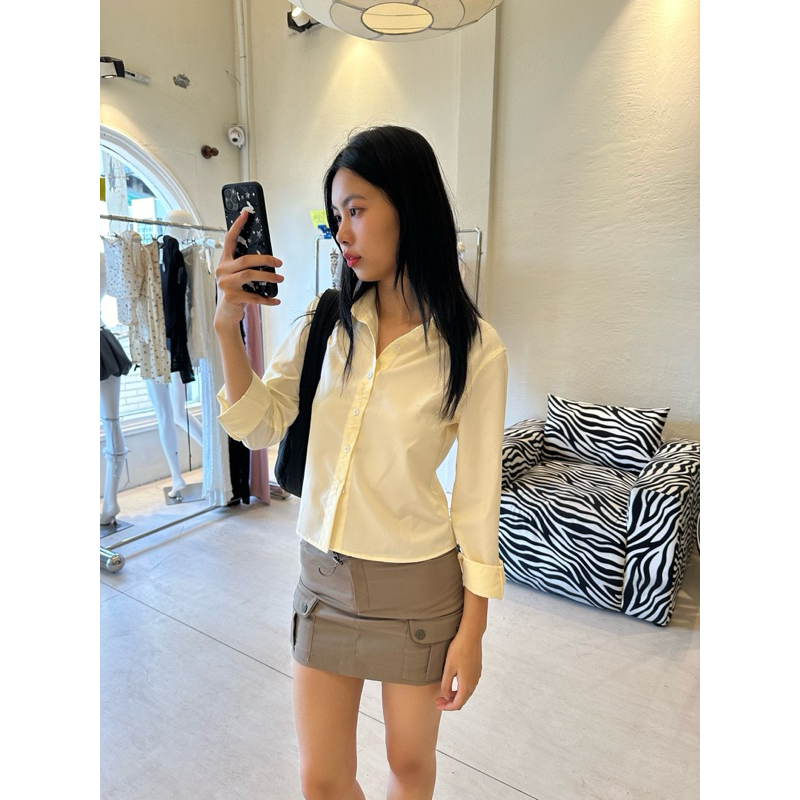 CANDY SHIRT - เสื้อเชิ้ตพื้นฐาน Miyou