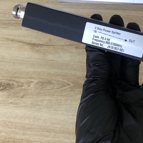 1 IBS DAS NF ตัวแยก 2-เครือข่าย ความจุ 800-2700Mhz, Pim -150, Model: PS-2-NF, ยี่ห้อ Comba-CHINA