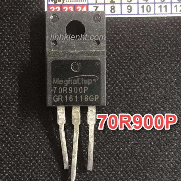 กระเป๋า 2 Mosfet N-Channel 70R900P 70R900 750V 5A TO-220 TO ถอดแยกชิ้นส่วน