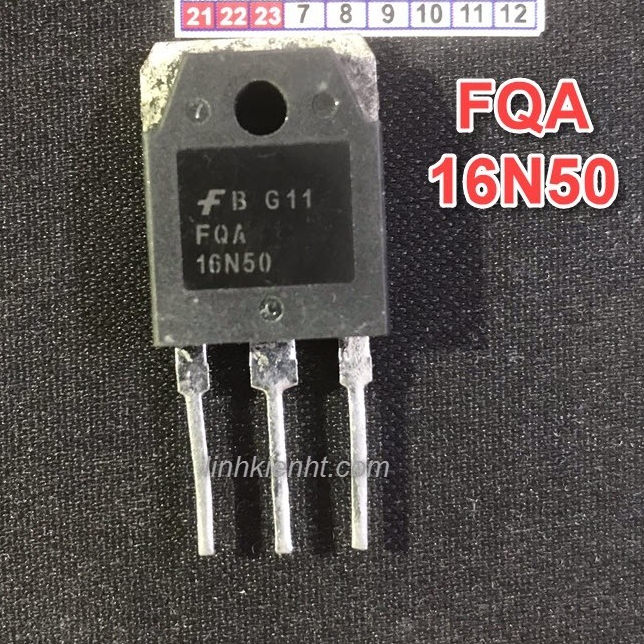 ส่วนประกอบ FQA16N50 16N50 N-channel mosfet 16A 500V ถอดประกอบ