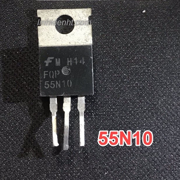 กระเป๋า 5 ชิ้น FQP55N10 55N10 N-channel mosfet 55A/100V ถอดประกอบ