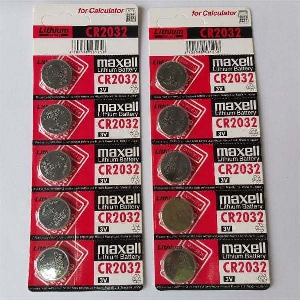 พุพอง 5 MAXELL CR2032 BATTERIES