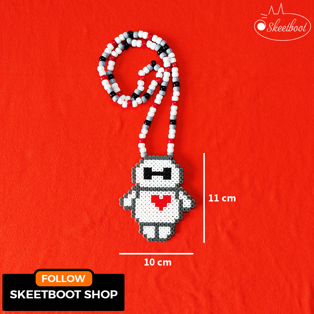 สร้อยคอ Kandi Baymax - สร้อยคอ Big Hero 6 - เครื่องประดับเทศกาล edm สุดสวย