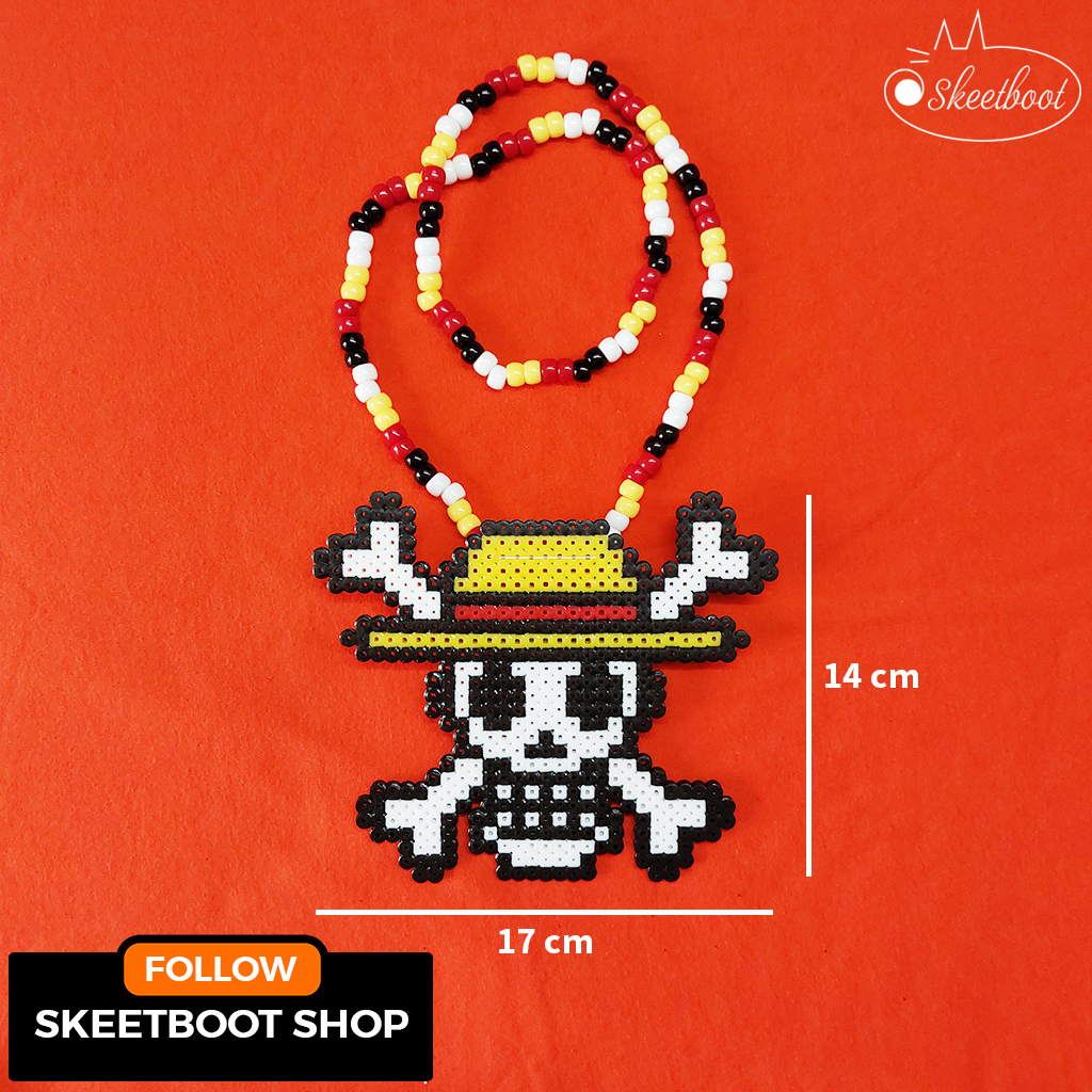 สร้อยคอ One Piece kandi - สร้อยคอเกาะโจรสลัด - เครื่องประดับเทศกาล rave edm ราคาถูก