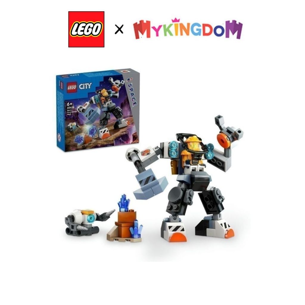LEGO CITY 60428 ของเล่นประกอบหุ่นยนต์ก่อสร้างอวกาศ (140 ชิ้น)