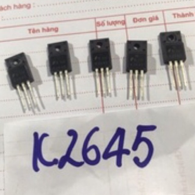 5 K2645 ไฟสนาม MOSFET