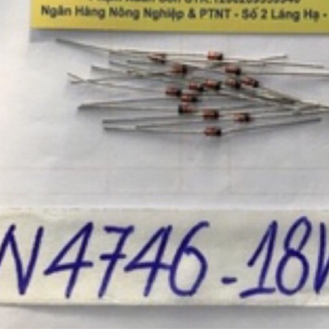 50 ไดโอด 1N4746 -18V -1W