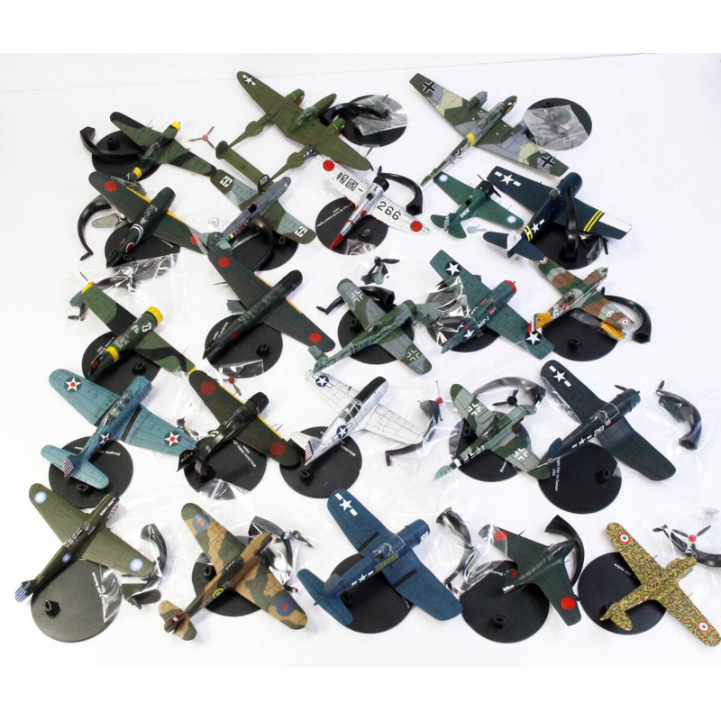 DeAgostini - โมเดลเครื่องบินรบ (โลหะผสม) PVC เพ้นท์ลายละเอียดสูง อัตราส่วน: 1/144 - 1/87 - 1/100